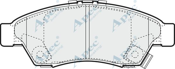 APEC BRAKING Jarrupala, levyjarru PAD1255